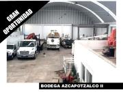 BODEGA EN RENTA 705m2, AZCAPOTZALCO II, CDMX