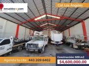 BODEGA EN VENTA EN COL. LOS ANGELES, MORELIA