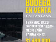 Bodega en Venta en Colonia San Pablo