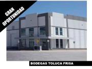 BODEGAS EN RENTA, 9,323m2 y 14,177m2, TOLUCA FRISA, EDOMEX