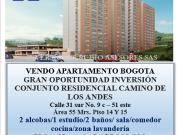 BOGOTA. VENDO APARTAMENTO CAMINO DE LOS ANDES