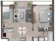 BONO PIE, DEPTOS NUEVOS 2D+1B, ESTACION CENTRAL