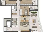 BOSQUE CEREJEIRAS Apartamento com 4 quartos e 222 m² à...