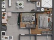 Botaní Pompeia Apartamento com 2 dormitórios à venda, 59...