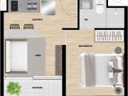 BRACON QUATA, Apartamento com 41 m² e 2 quartos à venda...