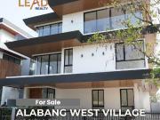 Brand New Alabang West Village house for sale 5 bedroom...