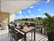 Brand new designer apartment with seamless indoor...