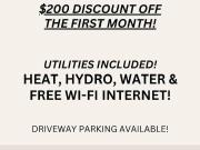 BRANDNEW JUST RENOVATED PRIVATE 1 BED 1BATH BASEMENT...