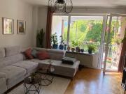Bright 2 room apartment with garden & loggia in...