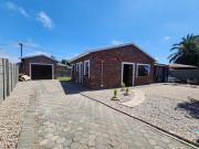 bright and airy home with a large ba.