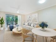 Bright and airy North East facing unit with garden views