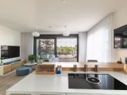 Bright apartment with lake view and big terrace in a...