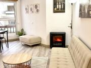 Bright Coastal Flat•Steps from Beach & City Center