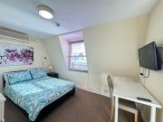 Bright Double Studio with AC & Full Kitchen