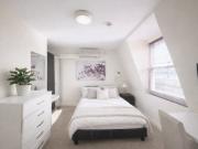 Bright Double Studio with AC & Full Kitchen