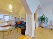 Bright, open plan, 2.5 room penthouse with private...