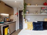 Bronze Studio Upper Level Has an Apartment