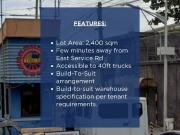 Build to Suit Warehouse in Bagumbayan, Taguig 2,400sqm