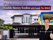 Bukit Indah 5 Double Storey Terrace Endlot with Land...
