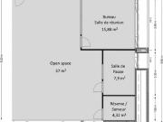 Bureau à louer Caen Quartier Fresnel Proche tramway et bus