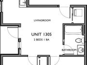 Burnie 1 & 2 Studio Apartment for Rent at 5980 E...