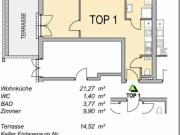 Büros mit 2 Schlafzimmer Wien 1220 ES95223033