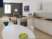 BX centre Magnifique T2 avec cour privative