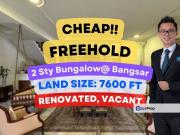 C H E A P 2 Storey Bungalow bungalow @ Bangsar with well...