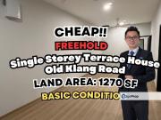 C H E A P Single Storey Terrace @ Old Klang Road