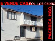 CAASA EN VENTA, COL. LOS CEDROS PACHUCA HGO