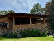 CABAÑA AMUEBLADA EN LA TEJERIA TAPALPA TERRENO AMPLIO JARDIN