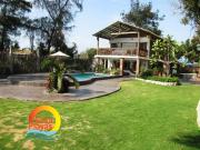 Cabaña Casa Playa con piscina y vista al mar, Playas...