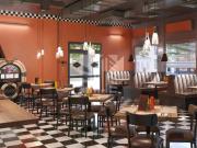 Café Restaurant mit großer Terrasse