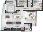 Calabasas Ocean Front Torre Deseo 112m² Indaiá...