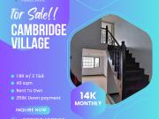 Cambridge Village 15K Monthly Rent To Own Condo in...