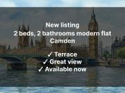 Camden Road, London NW1, 2 bed flat to rent, £3,012 pcm...