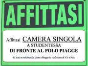 CAMERA SINGOLA AFFITTASI DA GANNAIO A RAGAZZA STUDENTESSA