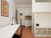 Camera singola con cucinotto privato spaziosa e luminosa...