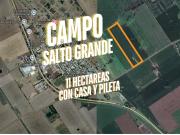 Campo a la venta en Salto Grande, Santa Fe. 11 Hectareas...