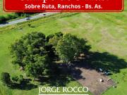 Campo de 5 Has sobre ruta en Ranchos