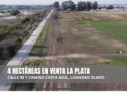 CAMPO EN VENTA LA PLATA DE 4 HECTAREAS