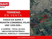 Campo en venta Pilar, G.B.A Zona Norte