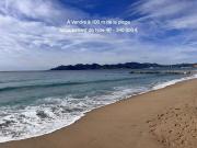 Cannes, 4 pièces à 100m des plages, calme
