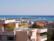 CANNES BAS PETIT JUAS T2 DE 43 M2 TERRASSE VUE MER PARKING