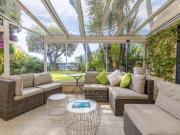 CANNES FRONT DE MER APPARTEMENT REZ DE JARDIN VUE MER EN...