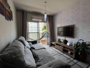 Canto do Forte Apto 2 dorms c/ Sacada, 300 mts da praia...