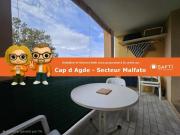 Cap d' Agde Studio + cabine 27 m²