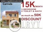 Carmela Single Home Camella Tanza in Cavite near Dasma