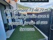 CARQUEIRANNE: RARE À LA VENTE – REZ DE JARDIN AVEC...