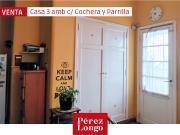 CASA 3 AMB CON COCHERA, PATIO Y PARRILLA